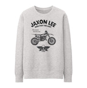 JL Ride Illustration For A Husqvarna TC 125 Motorbike Fan Jumper