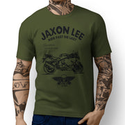 JL Ride Illustration For A Hyosung GT250R Motorbike Fan T-shirt