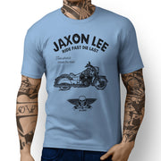 JL Ride Illustration For A Indian Chief Dark Horse Motorbike Fan T-shirt