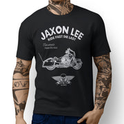 JL Ride Illustration For A Indian Chieftain Dark Horse Motorbike Fan T-shirt