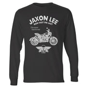 JL Ride Illustration For A Indian FTR 1200 Motorbike Fan LS-Tshirt