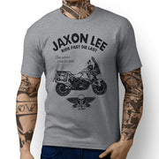 JL Ride illustration for a KTM 1290 Super Adventure T Motorbike fan T-shirt