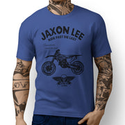 JL Ride illustration for a KTM 350 SX F Motorbike fan T-shirt