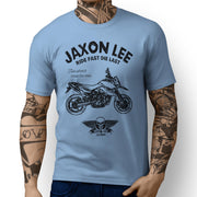 JL Ride illustration for a KTM 990 Supermoto Motorbike fan T-shirt