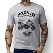 JL Ride illustration for a KTM 990 Supermoto Motorbike fan T-shirt