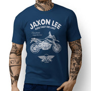 JL Ride illustration for a KTM 990 Supermoto Motorbike fan T-shirt