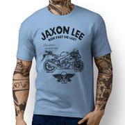 JL Ride Illustration For A Kawasaki Ninja ZX6R Motorbike Fan T-shirt