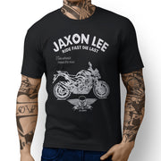 JL Ride Illustration For A Kawasaki Z750 Motorbike Fan T-shirt
