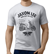JL Ride Illustration For A Piaggio Liberty 50 Motorbike Fan T-shirt