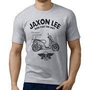 JL Ride Illustration For A Piaggio Liberty 50 Motorbike Fan T-shirt