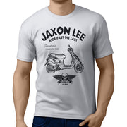 JL Ride Illustration For A Piaggio Zip 50 4T Motorbike Fan T-shirt