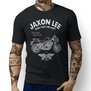 JL Ride Illustration For A Suzuki SV650S Motorbike Fan T-shirt