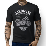 JL Ride Illustration For A Suzuki V Strom 1000 ABS 2015 Motorbike Fan T-shirt
