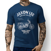 JL Ride Illustration For A Suzuki VanVan 125 2012 Motorbike Fan T-shirt