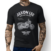 JL Ride Art Tee aimed at fans of Triumph Bonneville T120 Motorbike