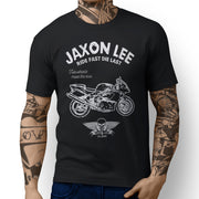 JL* Ride Art Tee aimed at fans of Triumph Daytona 995i Motorbike