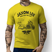 JL Ride Illustration For A Victory Cross Country Tour Motorbike Fan T-shirt