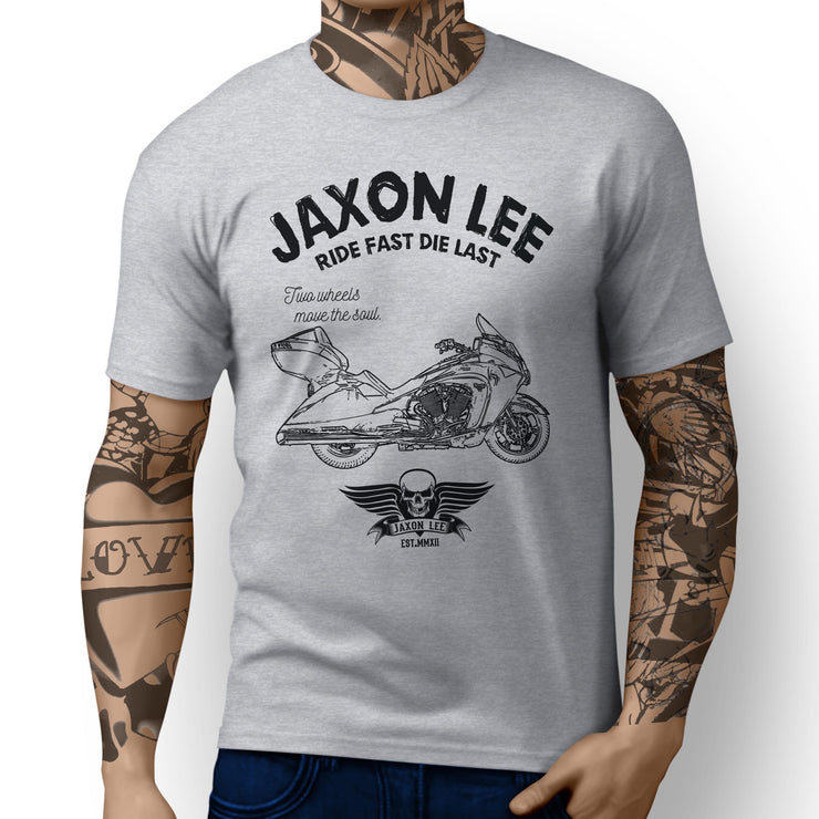 JL Ride Illustration For A Victory Vision Motorbike Fan T-shirt