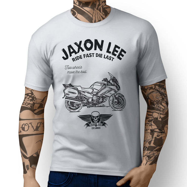 JL Ride Illustration For A Yamaha FJR1300 v2 Motorbike Fan T-shirt