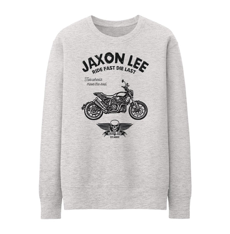 JL Ride Illustration For A Indian FTR 1200 Motorbike Fan Jumper