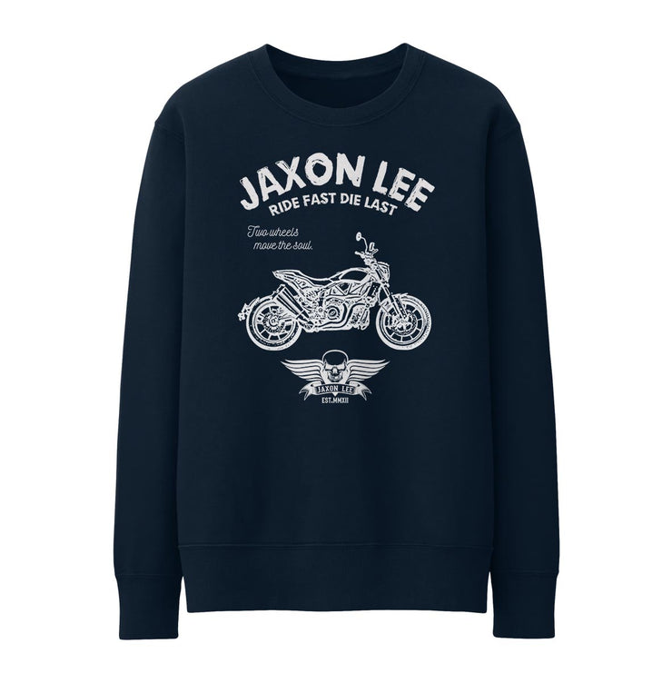 JL Ride Illustration For A Indian FTR 1200 Motorbike Fan Jumper