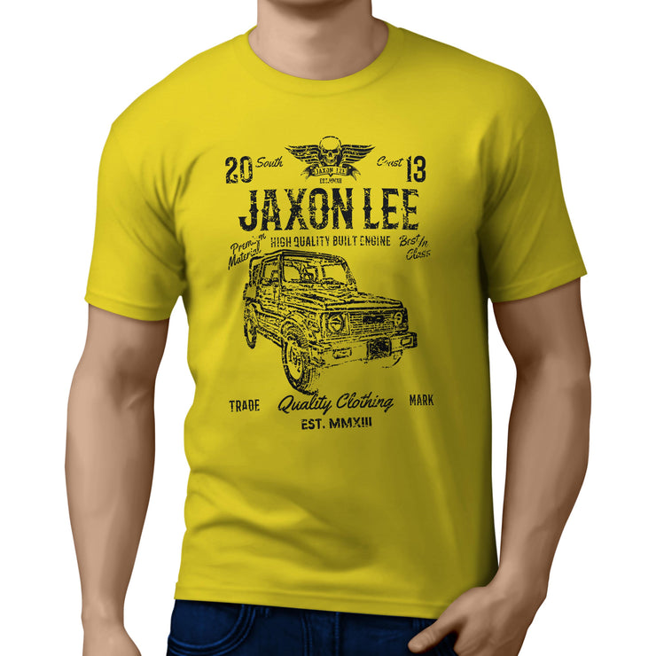 JL Soul Illustration For A 1986 Suzuki Samurai Motorcar Fan T-shirt