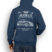 JL Soul Illustration For A Abarth 595 Turismo Motorcar Fan Hoodie