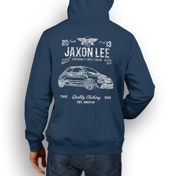 JL Soul Illustration For A Abarth 595 Turismo Motorcar Fan Hoodie