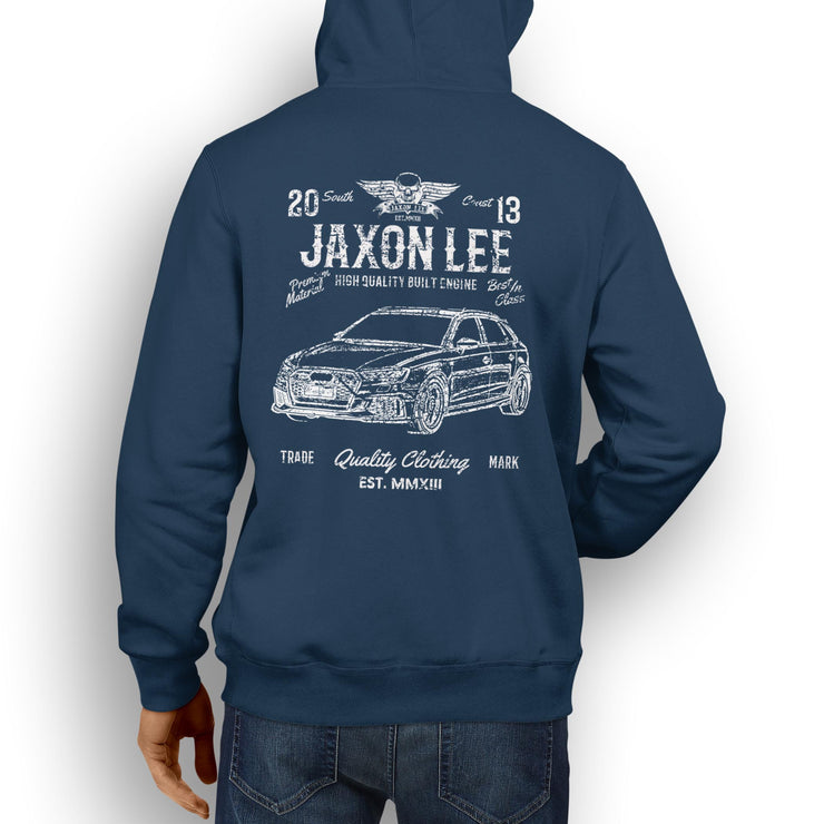JL Soul Illustration For A Audi RS3 Sportback Motorcar Fan Hoodie