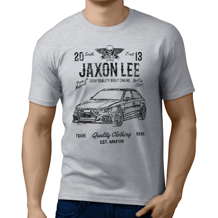 JL Soul Illustration For A Audi RS3 Sportback Motorcar Fan T-shirt