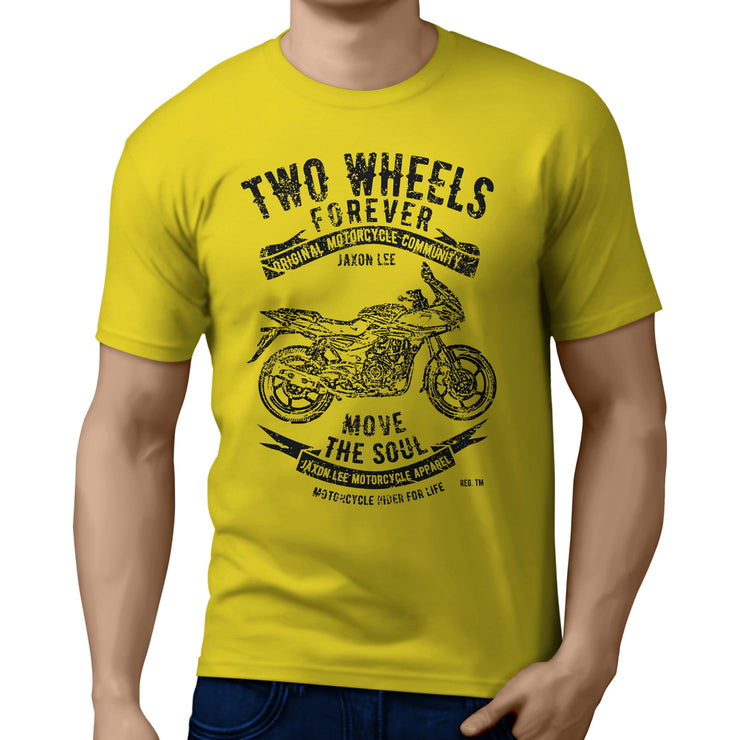 JL Soul Illustration For A Bajaj Pulsar 220 Motorbike Fan T-shirt