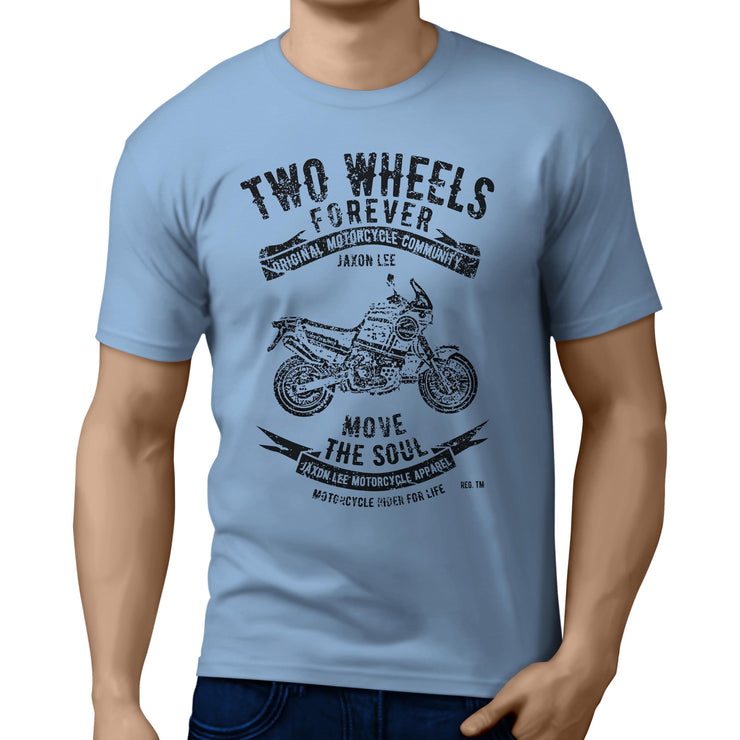 JL Soul Illustration For A Cagiva Elefant 900 ie Motorbike Fan T-shirt