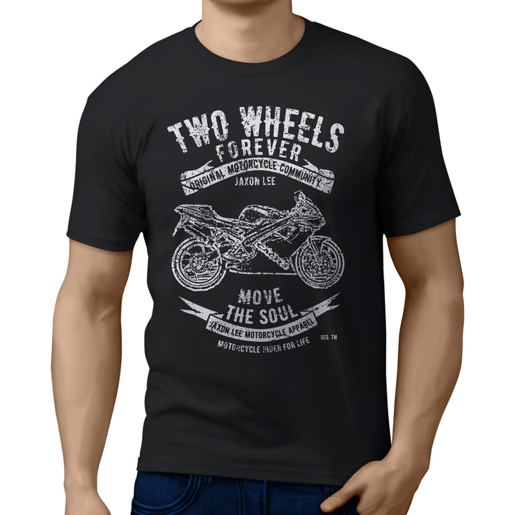 JL Soul Illustration For A Cagiva Mito 125 Motorbike Fan T-shirt