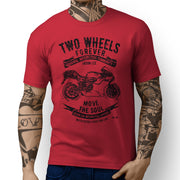 JL Soul Illustration For A Ducati 1089S Motorbike Fan T-shirt - Jaxon lee