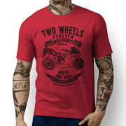 JL Soul Illustration For A Ducati 1198 Motorbike Fan T-shirt - Jaxon lee