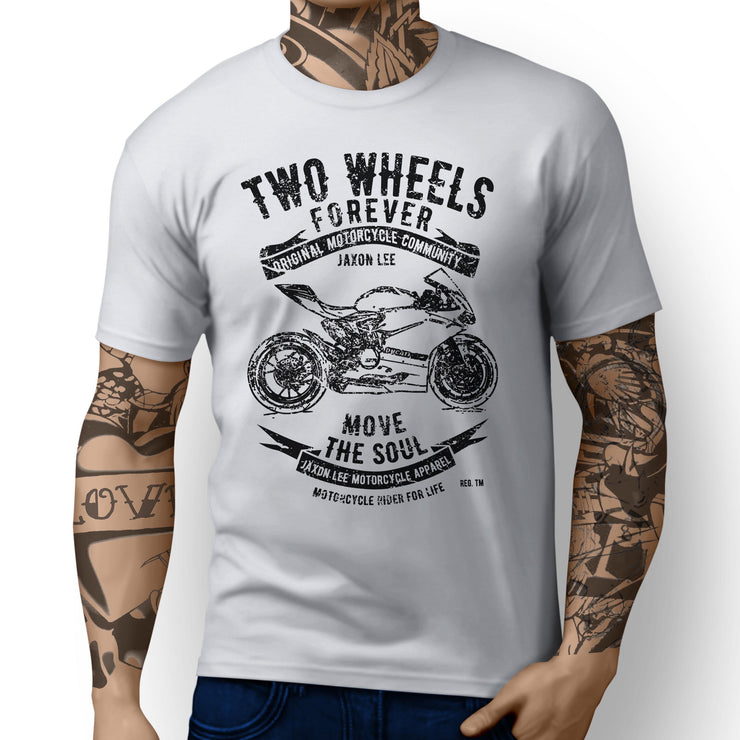 JL Soul Illustration For A Ducati 1198 Panigale R Motorbike Fan T-shirt - Jaxon lee