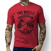 JL Soul Illustration For A Ducati 748 Motorbike Fan T-shirt - Jaxon lee