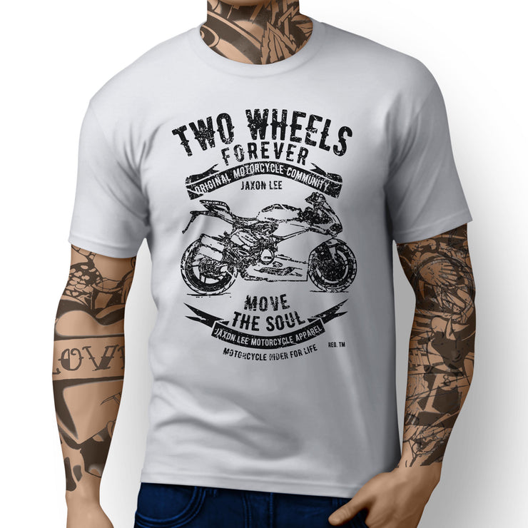 JL Soul Illustration For A Ducati 959 Panigale Motorbike Fan T-shirt - Jaxon lee
