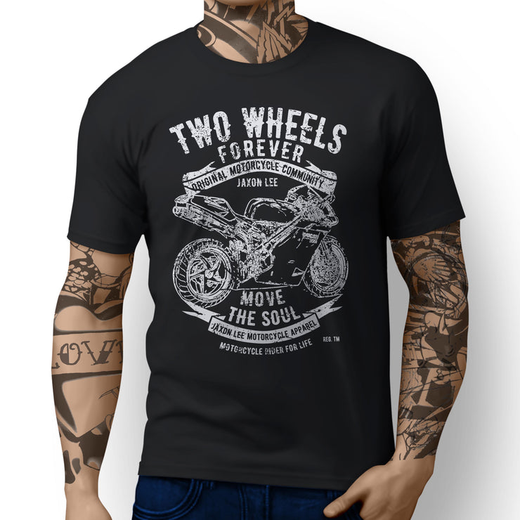 JL Soul Illustration For A Ducati 996R Motorbike Fan T-shirt - Jaxon lee