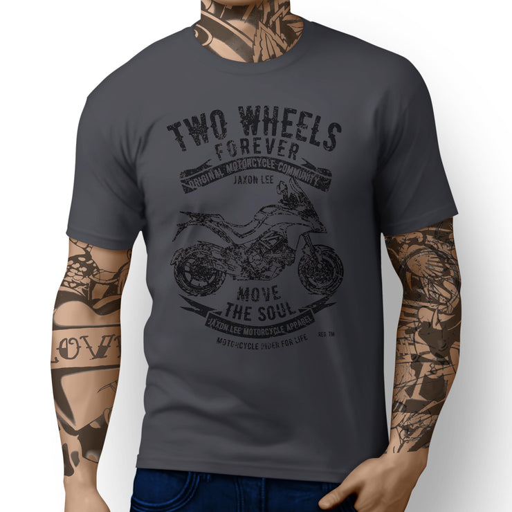 JL Soul Illustration For A Ducati Multistrada 1200S Motorbike Fan T-shirt - Jaxon lee