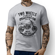 JL Soul Illustration For A Ducati Scrambler Desert Sled Motorbike Fan T-shirt - Jaxon lee