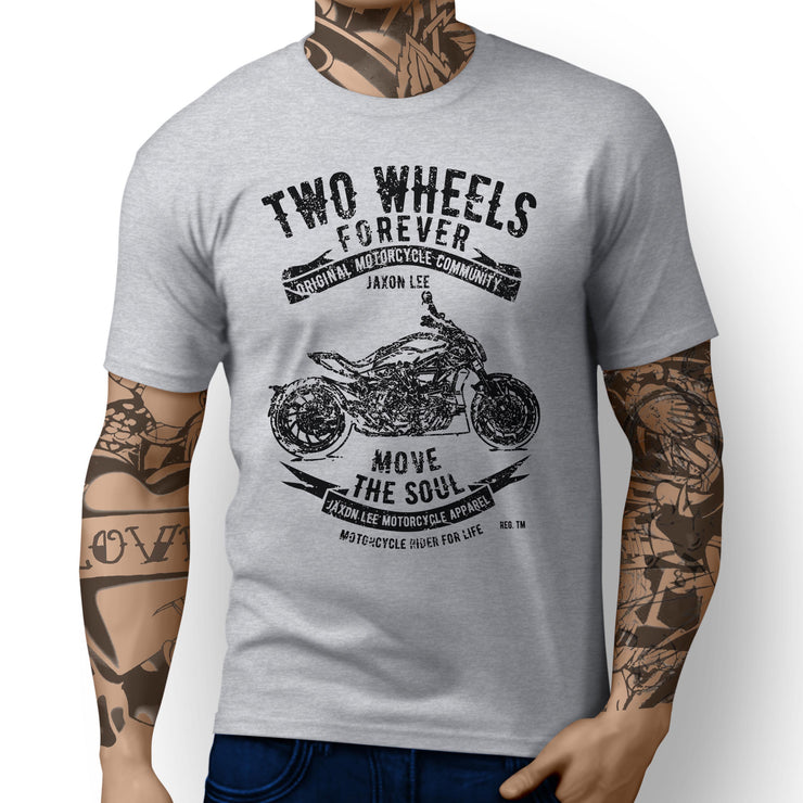 JL Soul Illustration For A Ducati XDiavel S Motorbike Fan T-shirt - Jaxon lee