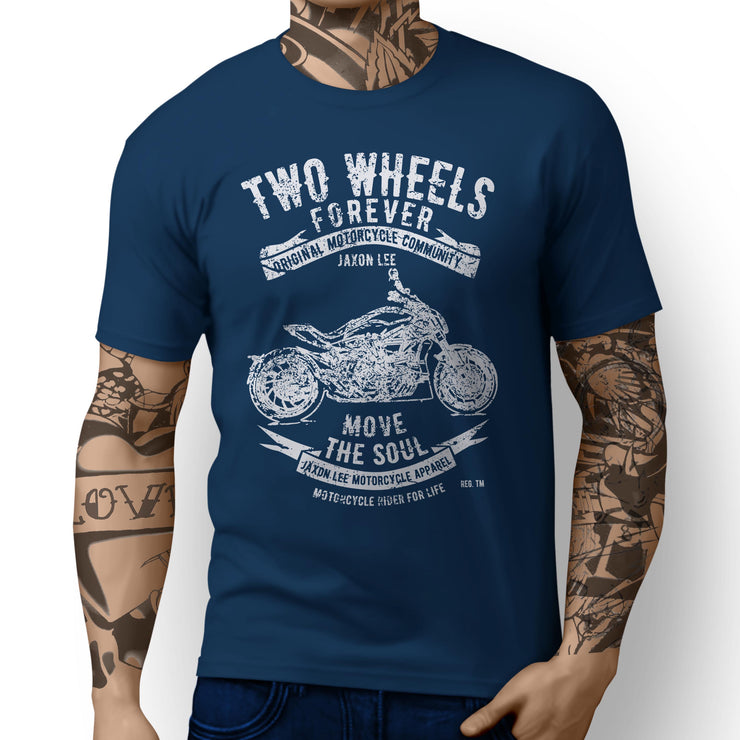 JL Soul Illustration For A Ducati XDiavel S Motorbike Fan T-shirt - Jaxon lee