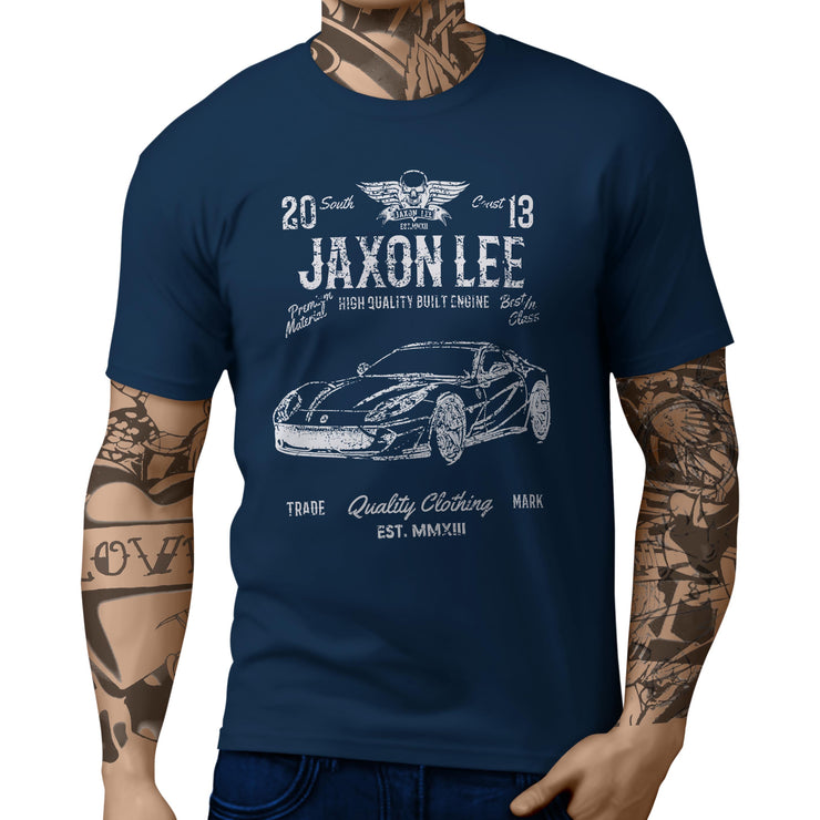 JL Soul Illustration For A Ferrari 812 Superfast Motorcar Fan T-shirt