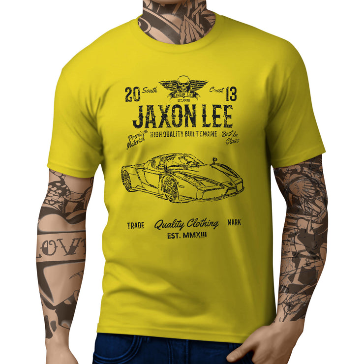 JL Soul Illustration For A Ferrari Enzo 2004 Motorcar Fan T-shirt