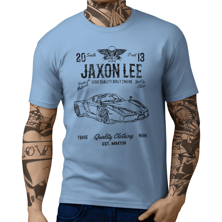 JL Soul Illustration For A Ferrari Enzo 2004 Motorcar Fan T-shirt