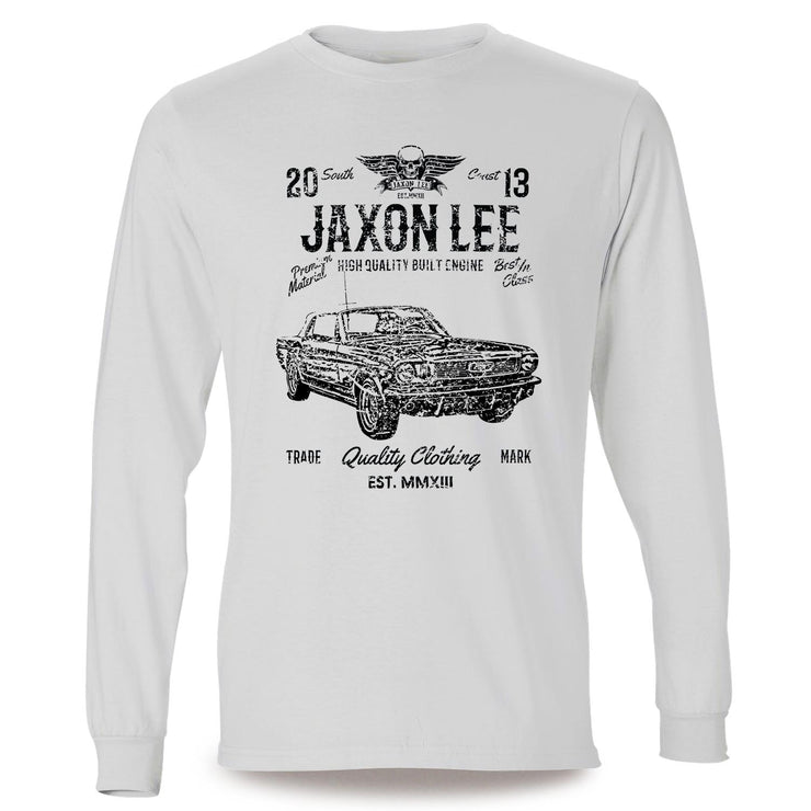 JL Soul Illustration For A Ford 1966 Mustang Convertible Motorcar Fan LS-Tshirt