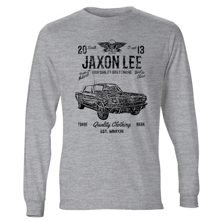 JL Soul Illustration For A Ford 1966 Mustang Convertible Motorcar Fan LS-Tshirt