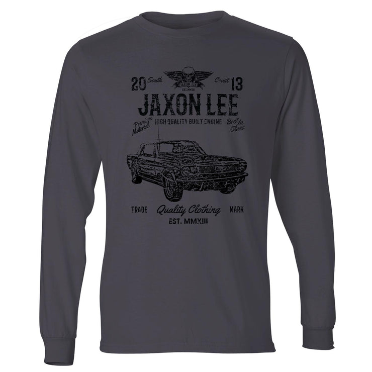 JL Soul Illustration For A Ford 1966 Mustang Convertible Motorcar Fan LS-Tshirt
