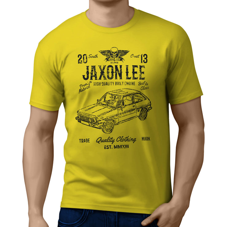 JL Soul Illustration For A Ford Fiesta Mk1 XR2 Fan T-shirt